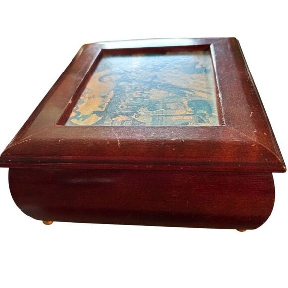 Gone With The Wind Scarlett O’Hara 1995 Jewelry Music Box *Works* - Picture 4 of 10